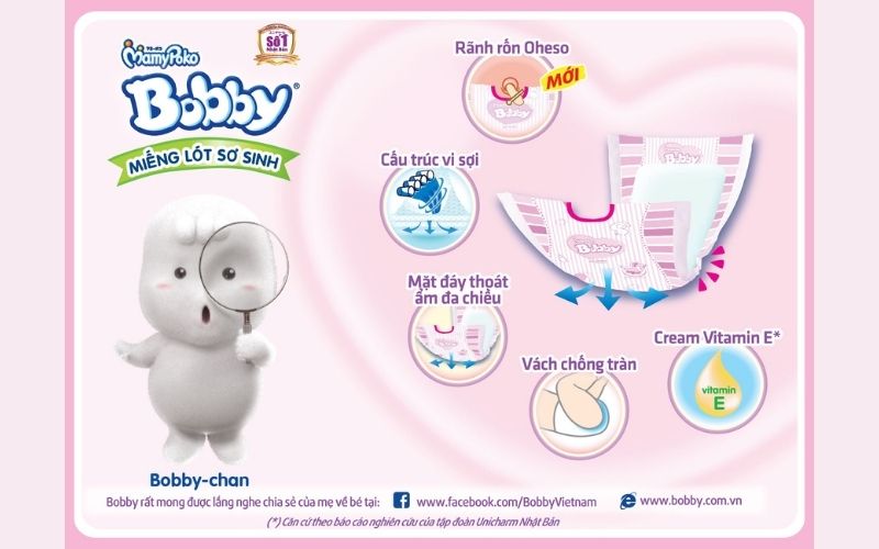 Bobby với những thành phần an toàn và công nghệ sản xuất cải tiến