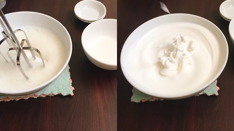 Đánh bông whipping cream (kem tươi)