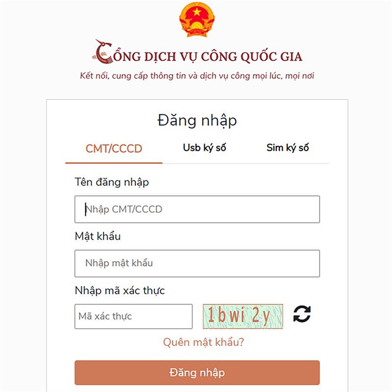 Cách đăng ký làm CCCD gắn chip online