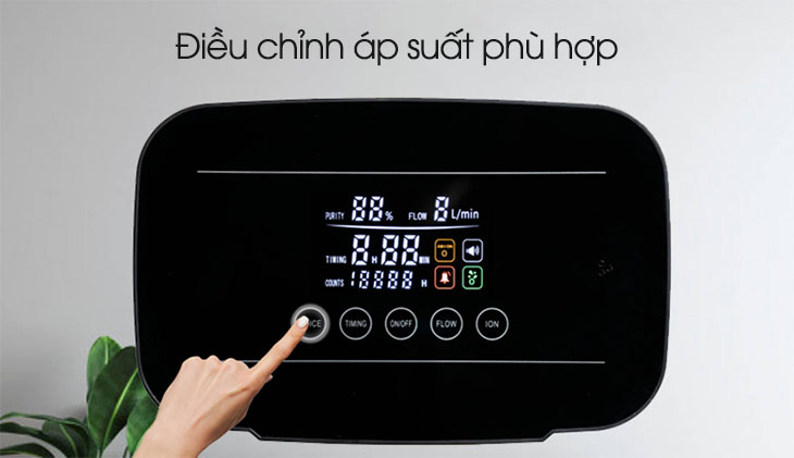 Điều chỉnh áp suất máy tạo oxy phù hợp