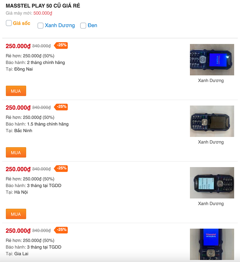 Mua điện thoại siêu bền giá rẻ từ 230.000 đồng, chọn ngay 3 máy cũ này Mua điện thoại siêu bền giá rẻ từ 230.000 đồng, chọn ngay 3 máy cũ này