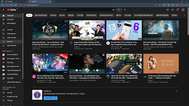 cách bật chế độ dark mode cho Microsoft Edge