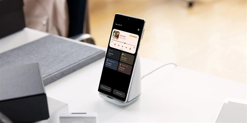 Pixel 6 có hỗ trợ sạc không dây cực kì tiện lợi. Pixel 6 có dung lượng pin là 4614mAh thoải mái cho cả ngày sử dụng.