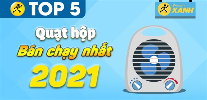 Top 5 quạt hộp bán chạy nhất năm 2021 tại Điện máy XANH
