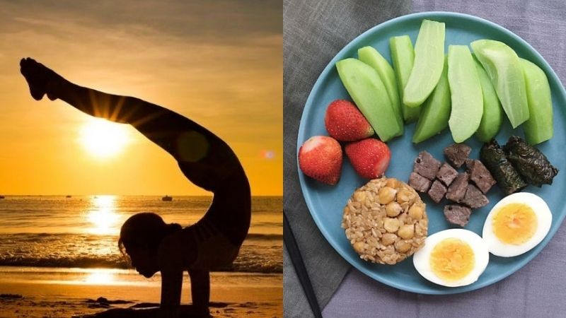 Kết hợp các bài tập yoga với chế độ ăn lành mạnh để có một lối sống lành mạnh - giangyoga