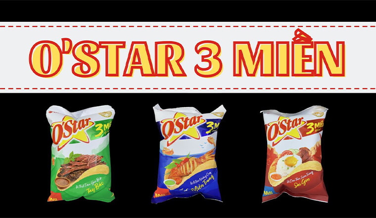 Có gì đặc biệt trong Snack O'Star 3 miền chất việt mới