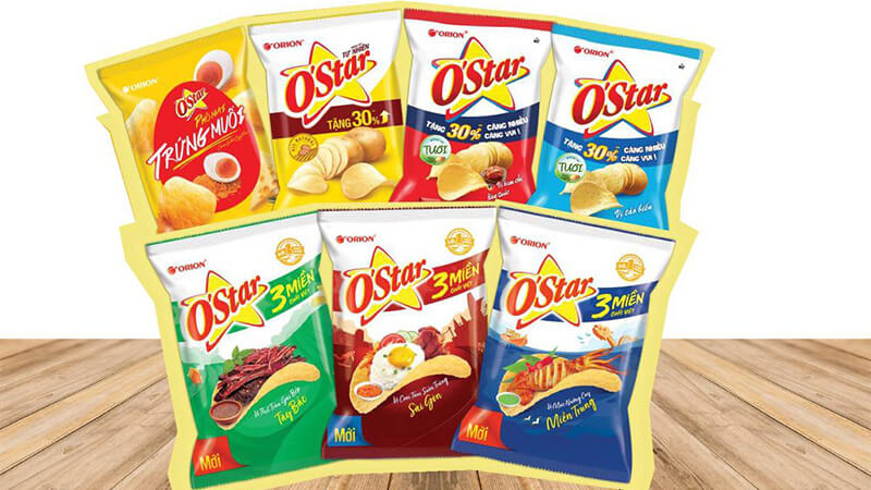 Đôi nét về thương hiệu snack O’Star