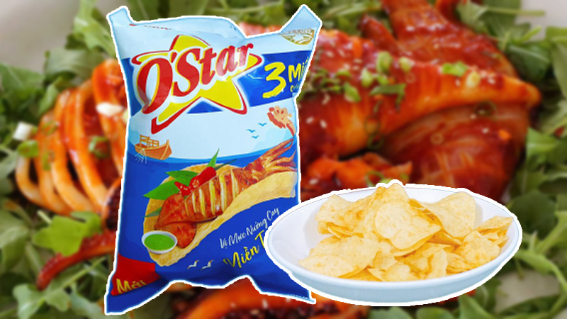 Snack O’Star vị cơm tấm sườn trứng