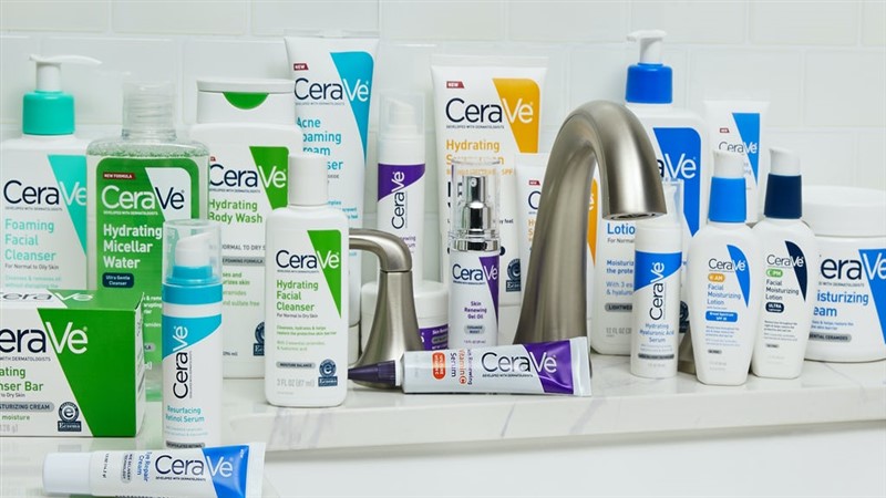 Các dòng sản phẩm của CeraVe