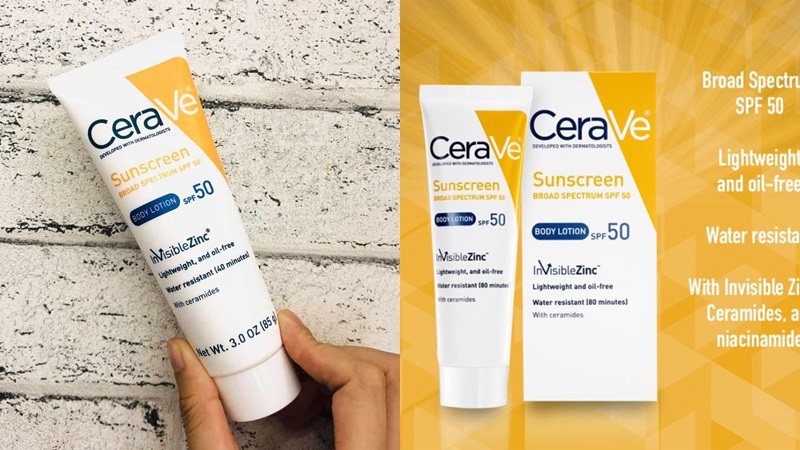 Kem chống nắng CeraVe Sunscreen Body lotion SPF 50