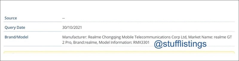 Realme GT 2 Pro có thể sớm ra mắt