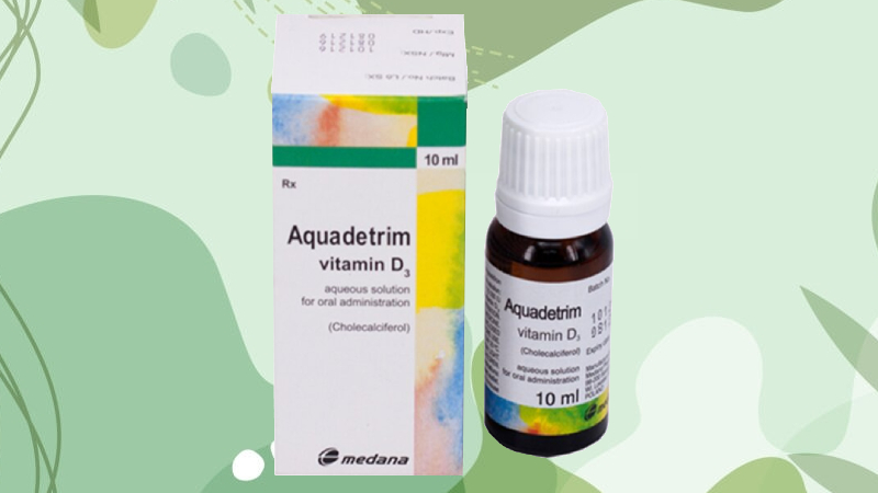 Aquadetrim Vitamin D3 chứa 15.000IU