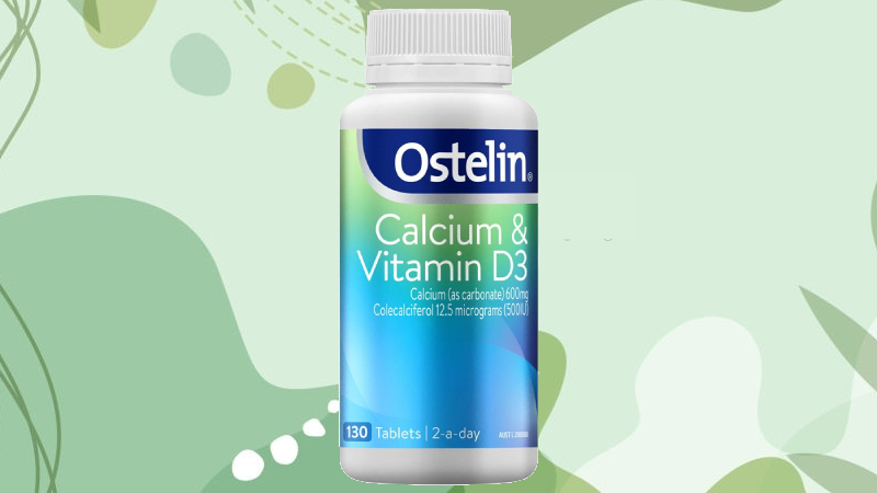 Mỗi viên Ostelin vitamin D & Calcium 130 tablets​ chứa, 12.5mcg cholecalciferol