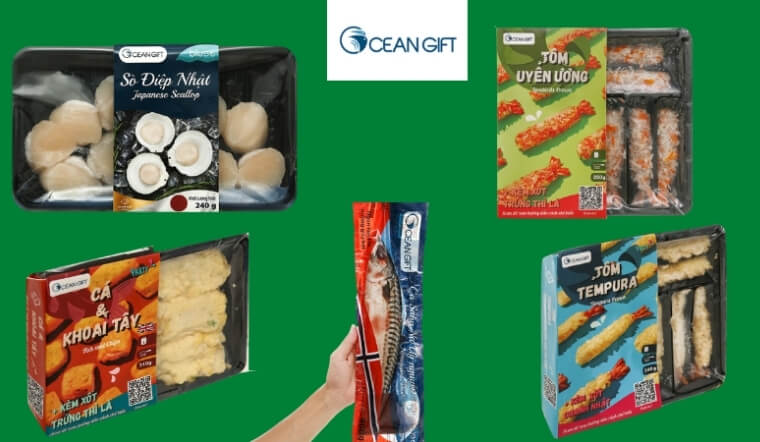 Top sản phẩm cá, hải sản tươi cao cấp đến từ thương hiệu hải sản Oceangift