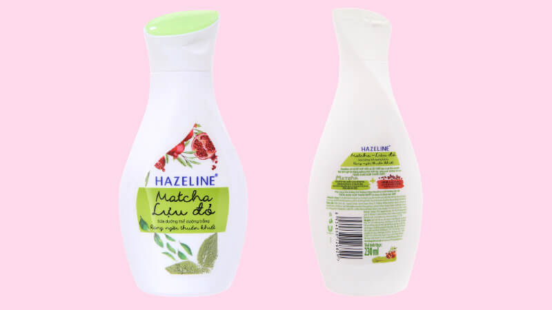 Sữa dưỡng thể Hazeline được sản xuất bởi công ty Unilever.