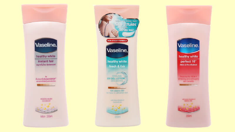 Sữa dưỡng thể Vaseline cũng là một sản phẩm của công ty Unilever.