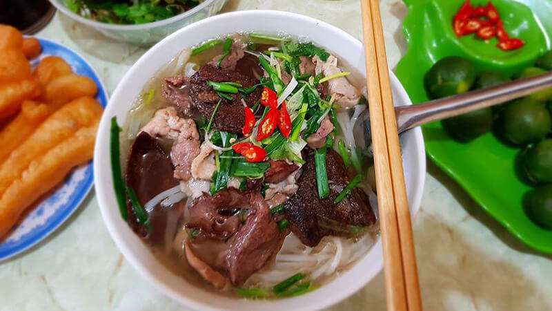 Phở gan cháy