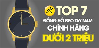 Top 7 đồng hồ đeo tay nam chính hãng giá dưới 2 triệu cực sang trọng tại Điện máy XANH