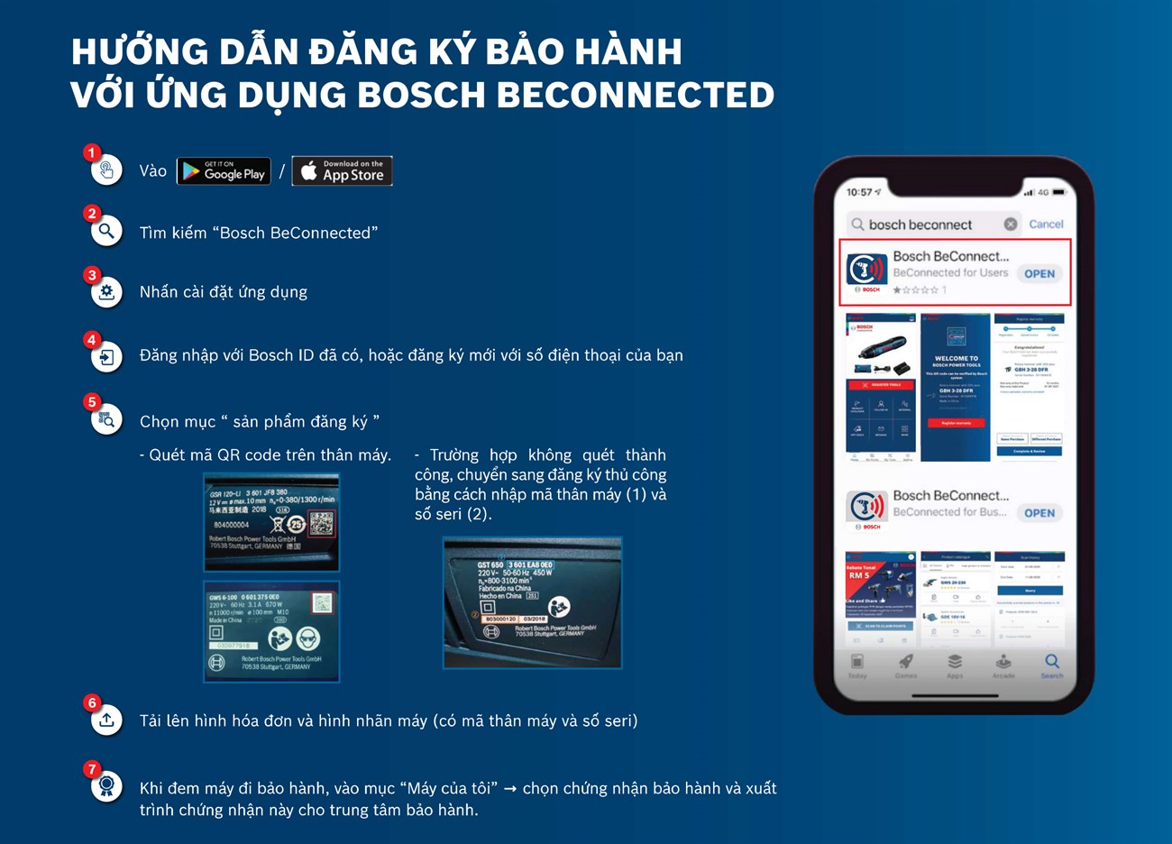 Ứng dụng Bosch BeConnected 