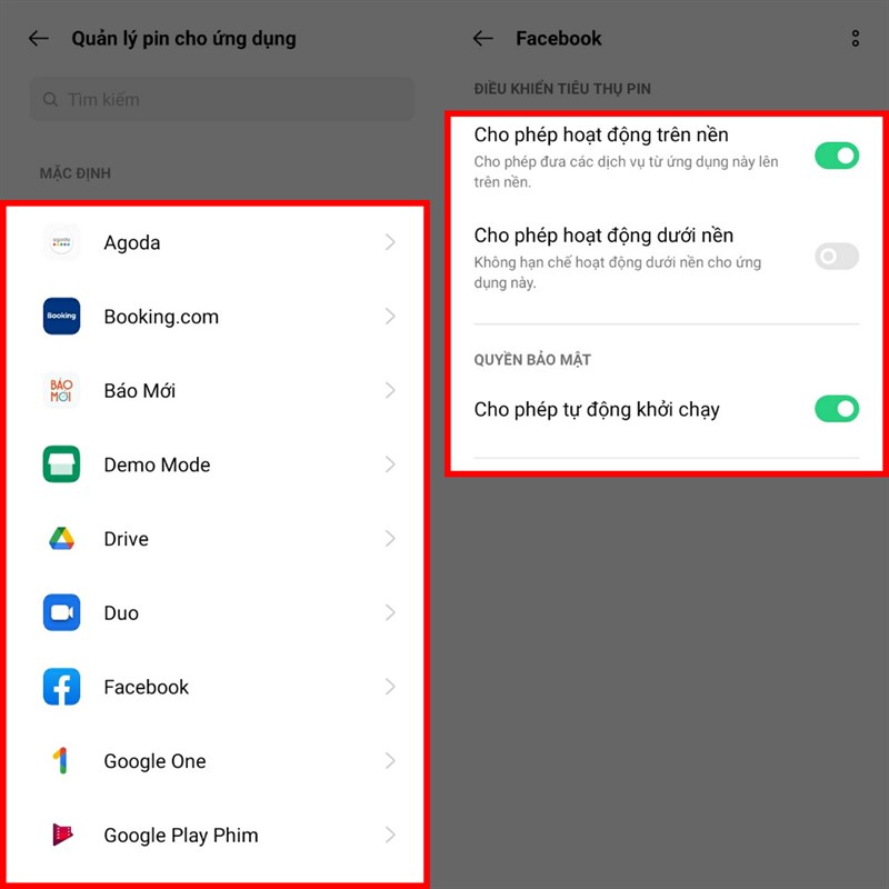 Cách tiết kiệm pin ứng dụng trên OPPO A55 Cách tiết kiệm pin ứng dụng trên OPPO A55