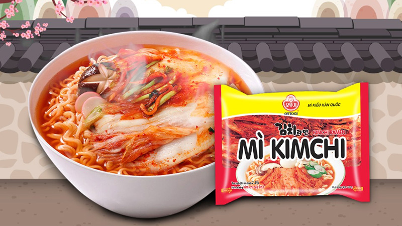 Mì kimchi Ottogi dạng gói