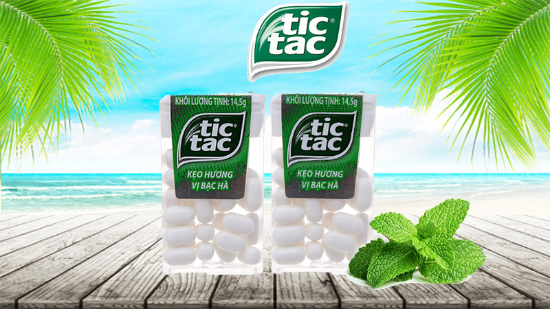 Kẹo hương bạc hà Tic Tac hộp 14.5g