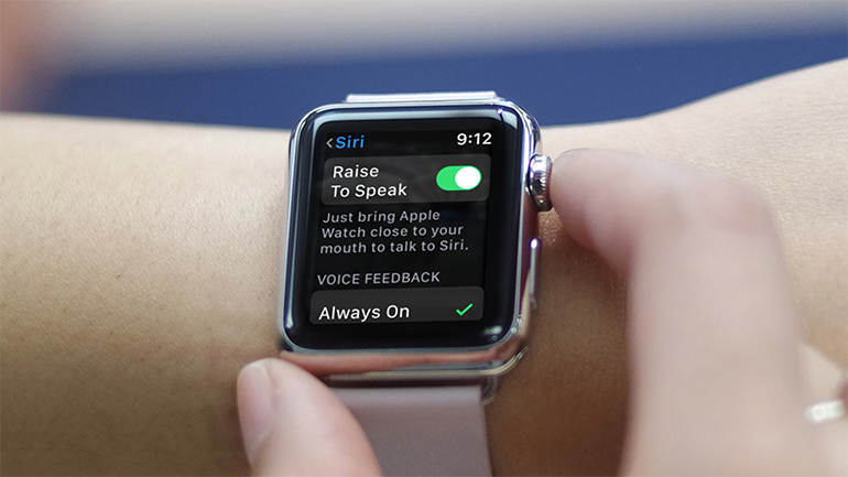 Apple Watch gọi Siri