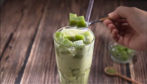 Hướng dẫn công thức làm trà sữa gạo thạch matcha thanh mát ngọt dịu