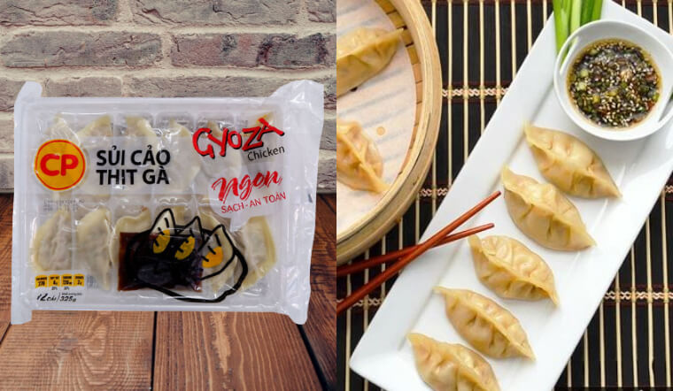 Bữa cơm gia đình đơn giản, nhanh chóng với bánh xếp, há cảo C.P