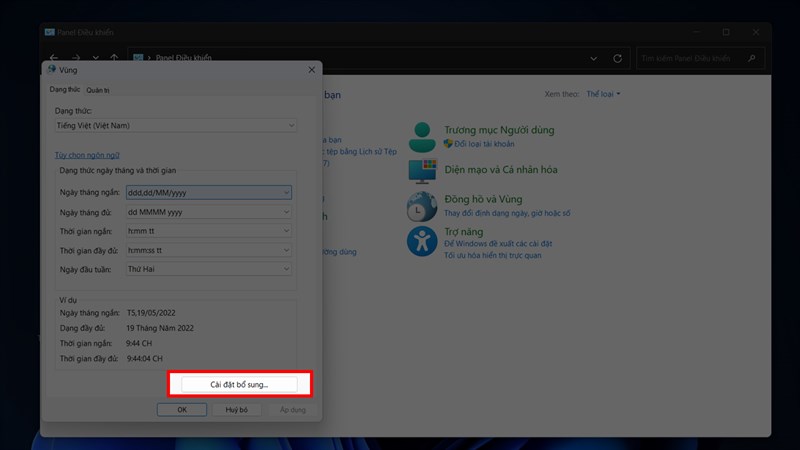 Thêm thứ vào ô thời gian trên thanh Taskbar Thêm thứ vào ô thời gian trên thanh Taskbar