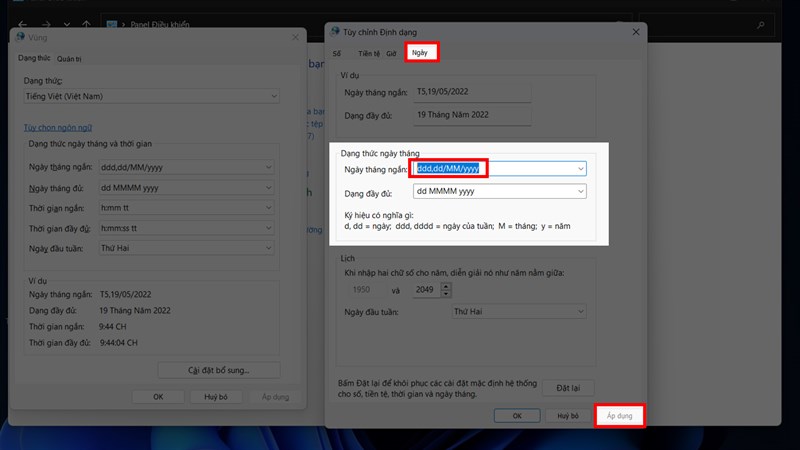 Thêm thứ vào ô thời gian trên thanh Taskbar Thêm thứ vào ô thời gian trên thanh Taskbar
