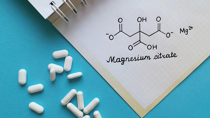 Magnesium citrate có tính thẩm thấu giúp mềm phân