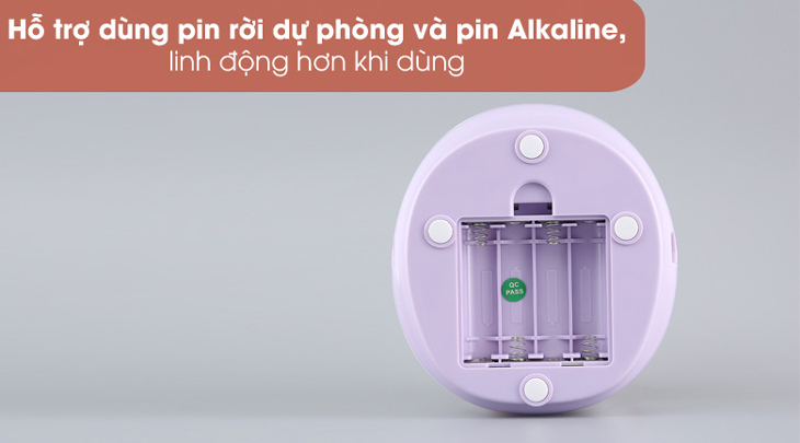 Máy hút sữa điện đơn BioHealth AE Basic hoạt động bằng điện và pin Alkaline