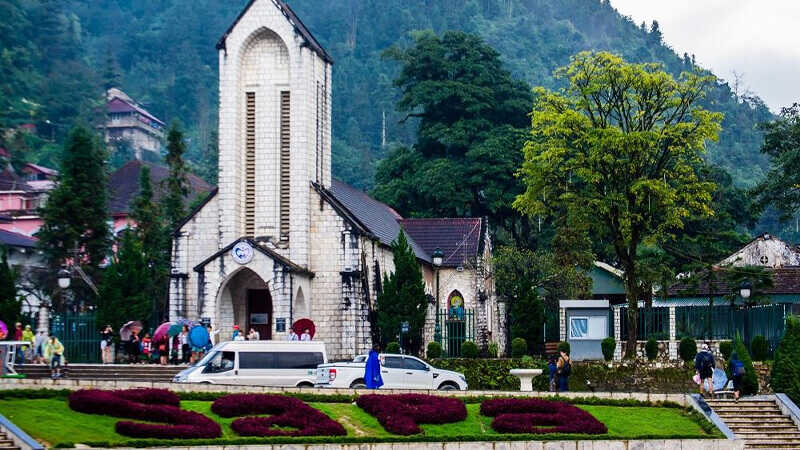 Sapa Stone Church is also known as the Church of Our Lady of the Rosary.