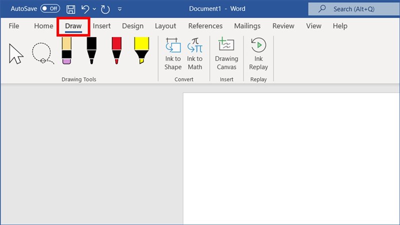 Cách lấy bút vẽ trong Word 2023 nhập nhanh hơn với màn hình cảm ứng