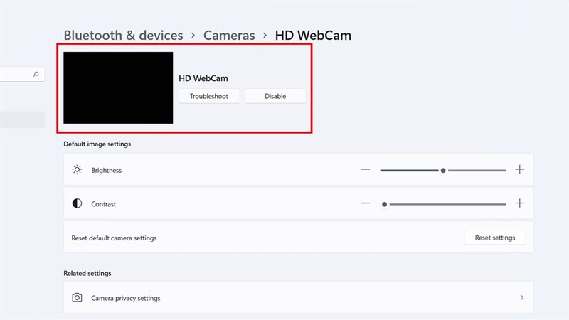 cách kiểm tra camera máy tính trên Windows 11