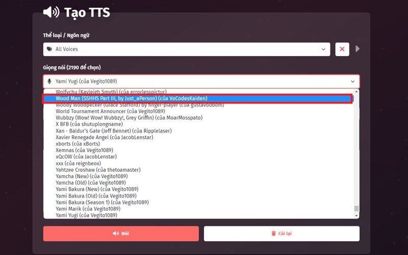 Cách chuyển văn bản thành giọng nói