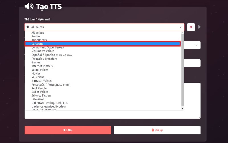 Cách chuyển văn bản thành giọng nói