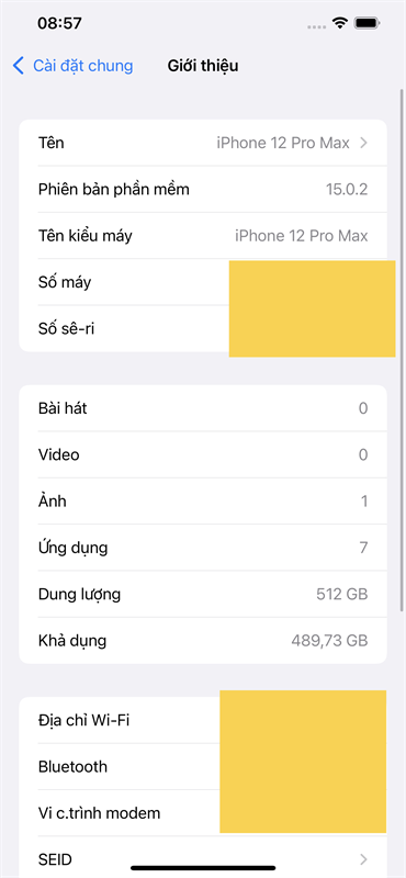 iPhone 12 Pro Max cập nhật iOS 15.1