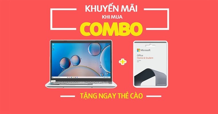 Mua combo laptop với Office 2021, nhận ngay thẻ cào trị giá 200K | Tin  khuyến mãi