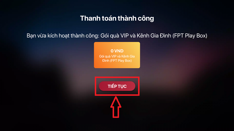 Các bước kích hoạt gói VIP Các bước kích hoạt gói VIP