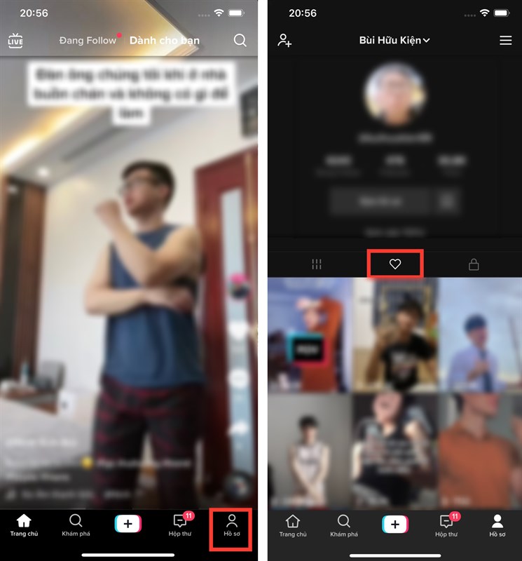 Cách xem các video đã thích trên TikTok