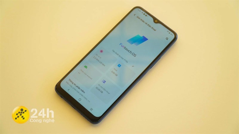 Vivo Y15s có pin trâu nhưng bộ vi xử lý khá khiêm tốn
