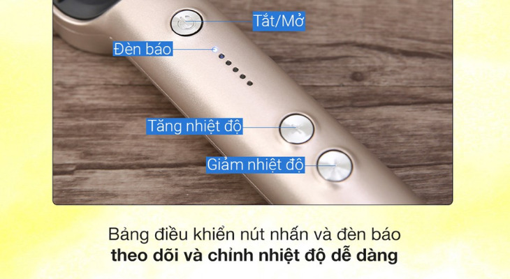 Lược điện chải tóc đa năng K.SKIN KD380 điều khiển dễ dàng