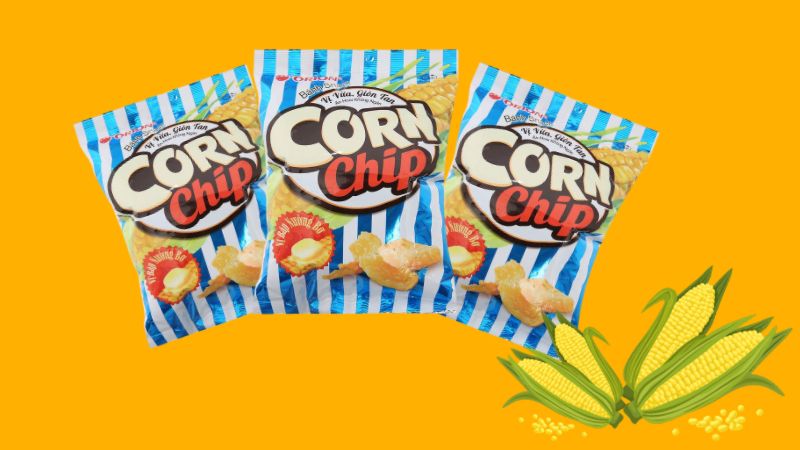 Bánh Corn Chip vị nướng bơ Bánh Corn Chip vị nướng bơ