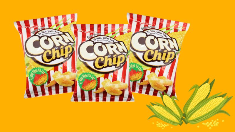 Bánh Corn chip vị ngọt cay Bánh Corn chip vị ngọt cay