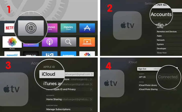 Sử dụng Apple TV làm Apple Home Hub