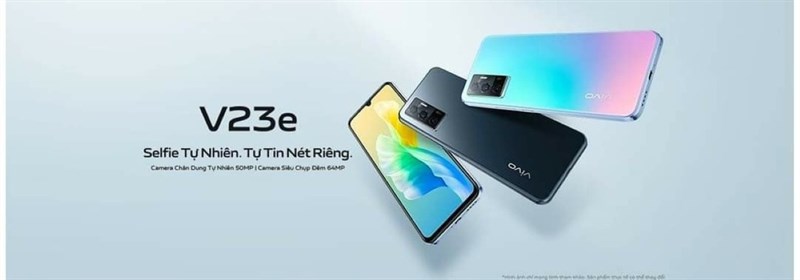 Hình ảnh Vivo V23e tiết lộ camera selfie 50MP