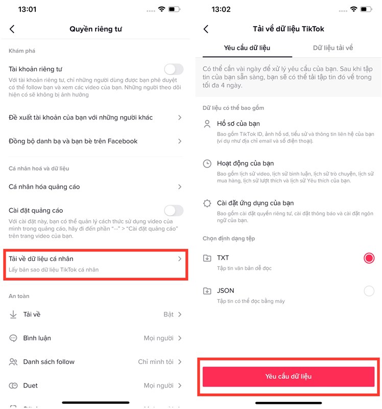 Cách xem lại bình luận trên TikTok