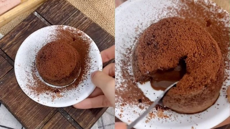 Bánh milo lava tan chảy